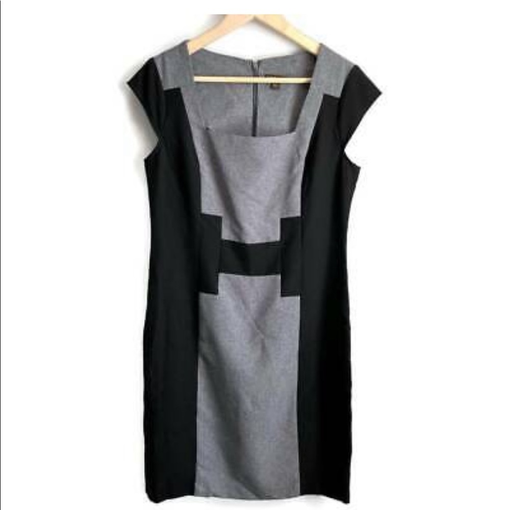 Voir Voir sleeveless black and gray dress size 8